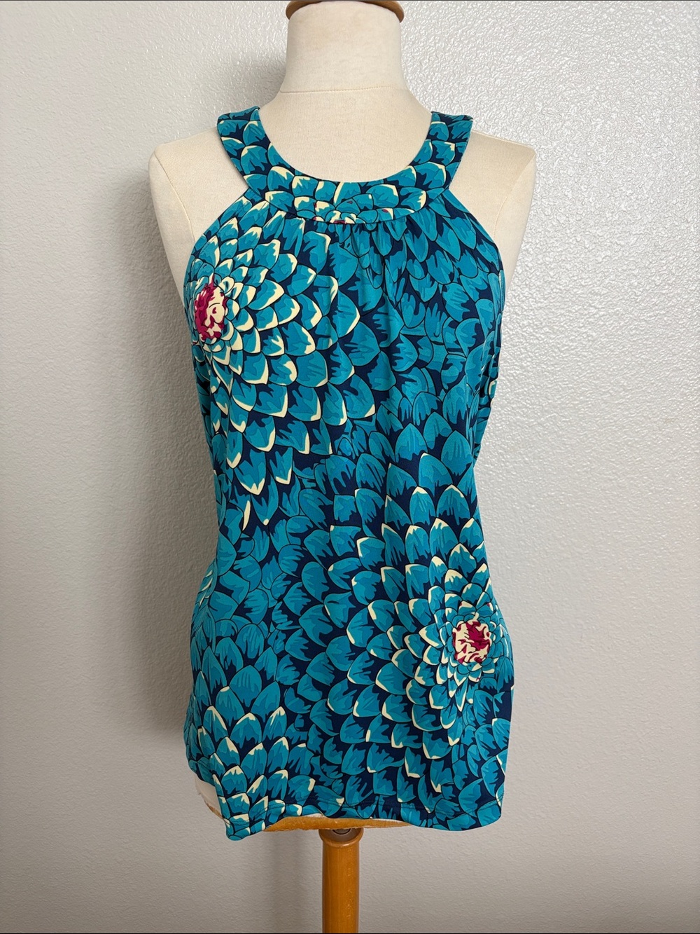 Julie Brown Chrysanthemum Halter Tank